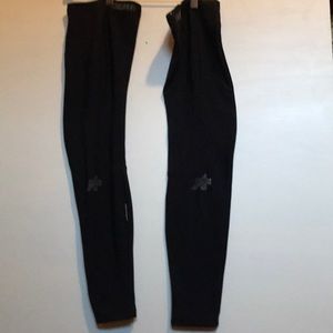 Heavy fleece leg warmers.